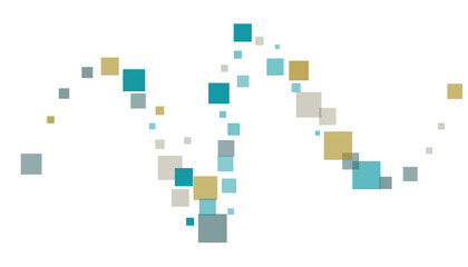 Bright squares on a white background. Festive background, disco. Design element, festive unusual background. Vector illustration, eps 10