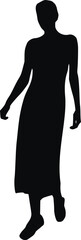 silhouette of a woman