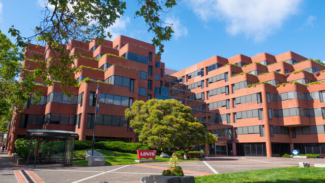 San Francisco, USA - May 19, 2019: Levis headquarter office building at Levis Plaza
