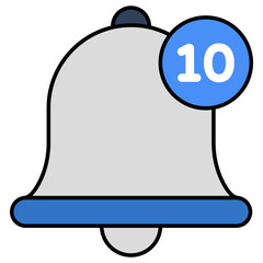 Premium download icon of notification 