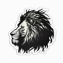 lion head vector Generative AI