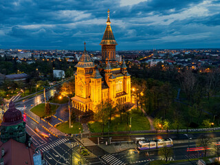Fototapeta premium The city of Timisoara, Romania