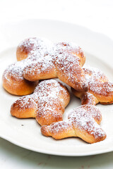 typical Easter pastry called jidasky in Czech