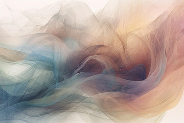 Abstract background with smoke, ai generative