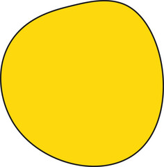 Modern creative abstract blob shape elements vector illustration. Creativity organic black blobs, blotch, inkblot and pebble, simple liquid amorphous Vector.