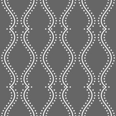 Vector seamless texture. Modern geometric background. Grid of dots.