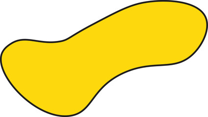 Modern creative abstract blob shape elements vector illustration. Creativity organic black blobs, blotch, inkblot and pebble, simple liquid amorphous Vector.