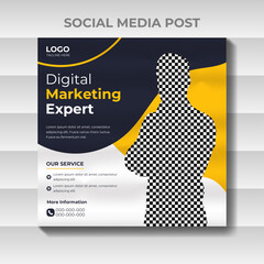 Business Marketing Social Media Post Design Template