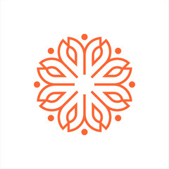 simple community people logo vector design