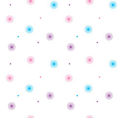 seamless pattern with flowers