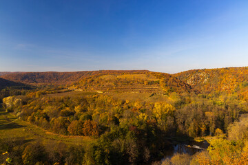 Nine Mills Viewpoint near Hnanice, NP Podyji, Southern Moravia, Czech Republic