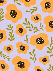 Doodle Flower Background