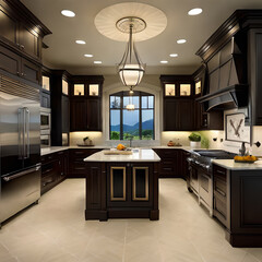modern kitchen interior