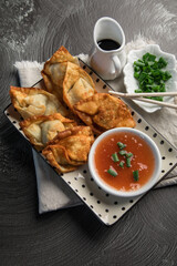 Wonton wantan chinese dim sum food dumpling street food