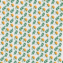 Abstract seamless floral pattern design