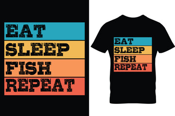 Fishing Typography T shirt Design
