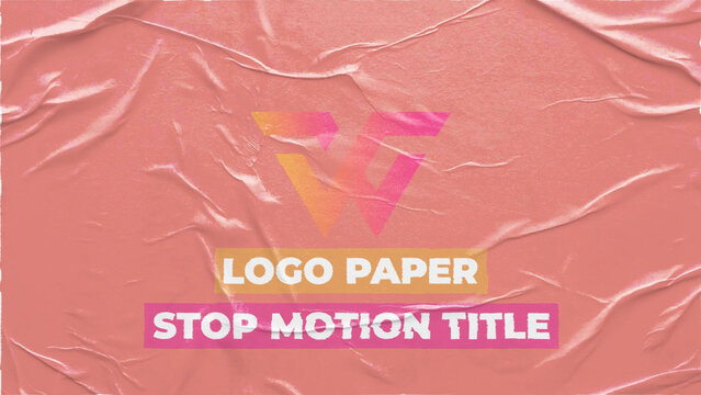 Logo Paper Stop Motion Title