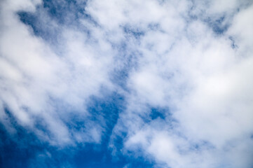 Obraz premium white clouds on blue sky