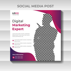 Business Marketing Social Media Post Design Template