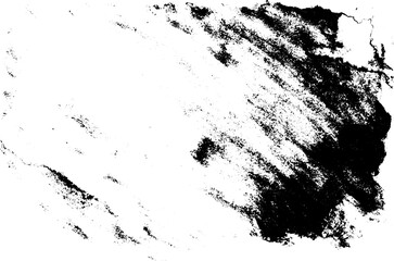 Rustic splash vector texture. Abstract background. Weathered surface and shape. Dirty and damaged backdrop. Vector graphic illustration with transparent white. EPS10.