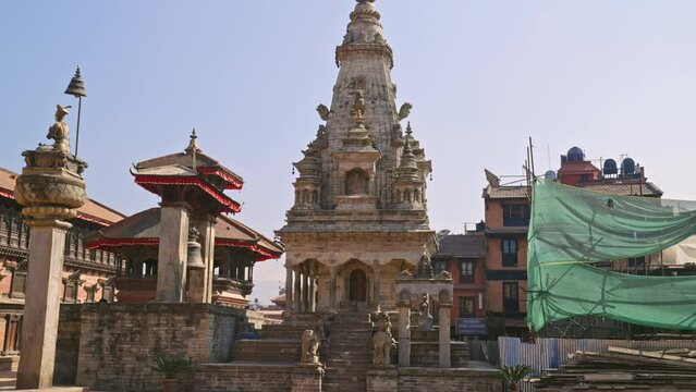 Tracking the Vatsala Durga Temple of Goddess Durga, located in Bhaktapur Durbar Square, Kathmandu Valley, Nepal