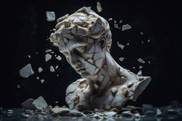 Melancholic Beauty of a Broken Ancient Greek Statue