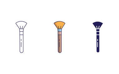 Brushes vector icon
