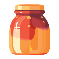 Organic honey jar refreshment delight