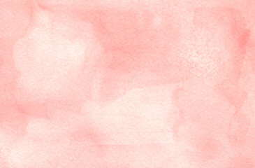 Background is watercolor on paper of delicate pastel tones pink peach beige