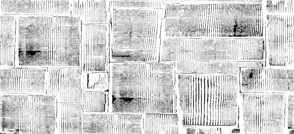 Poster monochrome texture composed of irregular graphic elements. distressed uneven grunge background. abst