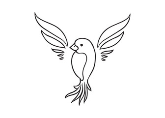 Obraz premium Birds Vector