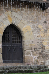 Fototapeta premium Detalles de un edificio en Santillana del Mar