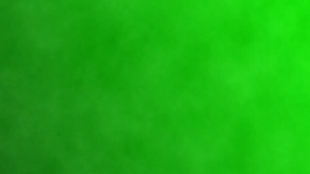 Dark smoke on a green screen background