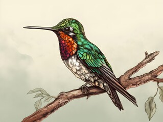bird on a branch (Generative AI)