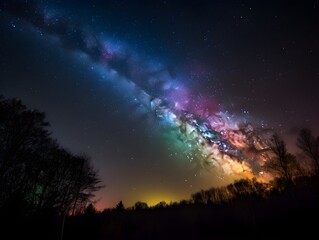 starry night sky (Generative AI)