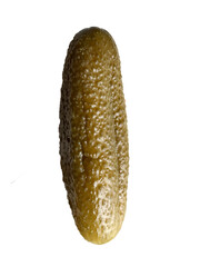 a small pickles on a white background