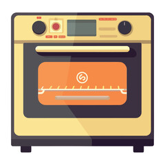 Modern kitchen appliances stove icon