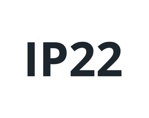 Protected against solid foreign objects IP22 Symbol