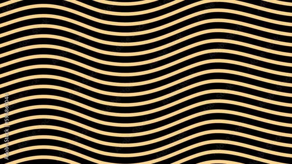 Poster striped background with distorted bend. design. bright background with stripes curves with visual il