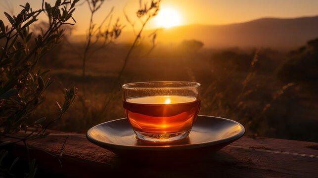 Golden Sunset: Embrace the Warmth of Rooibos Tea