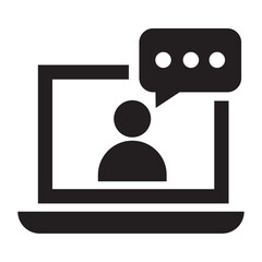 Training icon. Simple element illustration. Online Training symbol design from eLearning collection. Can be used in web and mobile