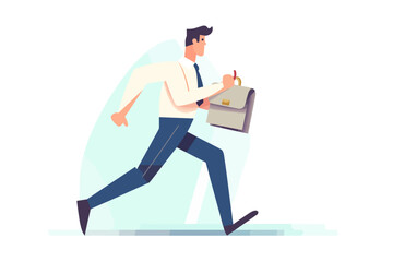 person with briefcase