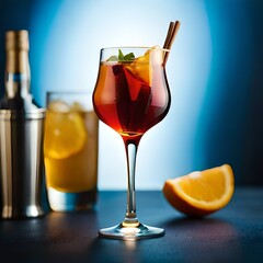 Zitrus-Explosion: Cocktailkreationen mit Minze und Zitrone | AI-Art