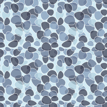 Blue boble pattern