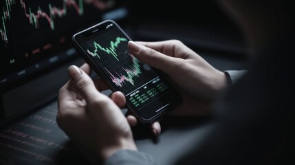 online trading and stock market and investment, generative ai
