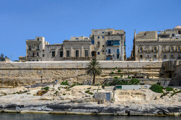 Fototapeta premium Landscape of La Valetta in Malta.