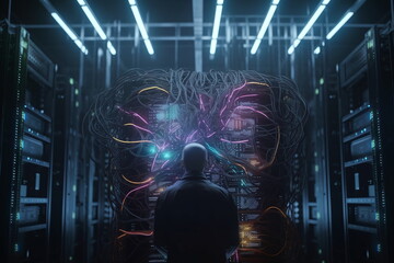 The Future of Intelligence: A Visual Representation of AI artificial inteligence -  Generative Ai