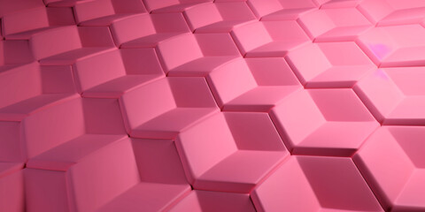 Full Frame Of Abstract Pattern,pink cells, polygons