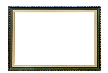 Fototapeta premium Photo frame or picture with copy space on a white isolated background