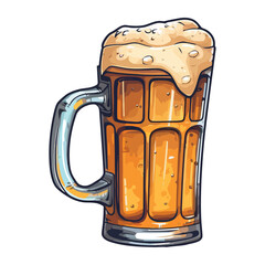 beer jar sketch style